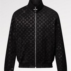Louis Vuitton Dark Monogram Bomber Jacket